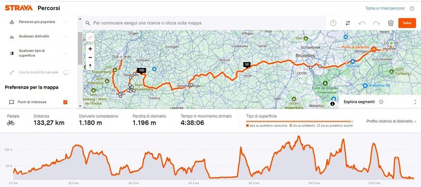 Strava vs Komoot: i software per creare una traccia