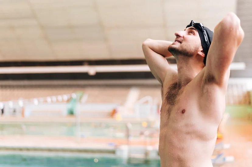 allenamento in piscina