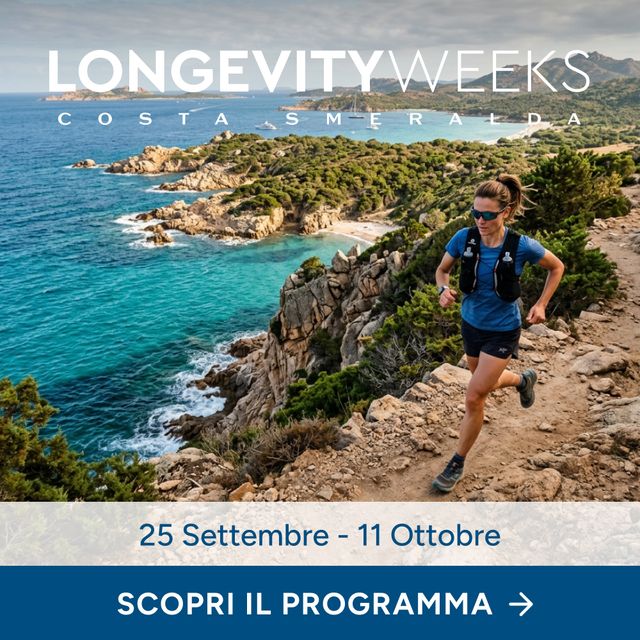 Longevity Weeks Costa Smeralda, Porto Cervo 25 settembre - 11 ottobre 2026: due settimane di sport e benessere