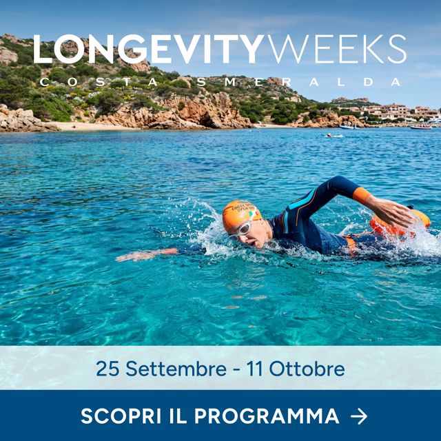 Longevity Weeks Costa Smeralda, Porto Cervo 25 settembre - 11 ottobre 2026: due settimane di sport e benessere