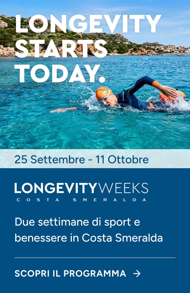 Longevity Weeks Costa Smeralda, Porto Cervo 25 settembre - 11 ottobre 2026: due settimane di sport e benessere