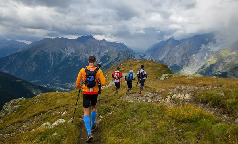 concorrenti alla CCC, gara ultratrail 
