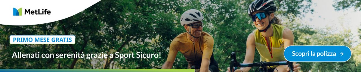 MetLife Sport Sicuro: polizza infortuni per chi fa sport, primo mese gratis