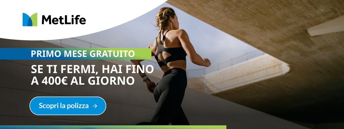 MetLife Sport Sicuro: polizza infortuni per chi fa sport, primo mese gratis