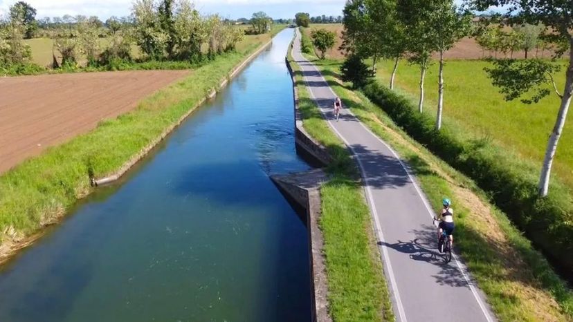 ciclabile per famiglie di Bereguardo