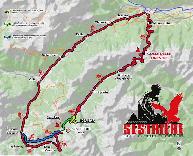 Percorso Gravel Assietta Legend 2024