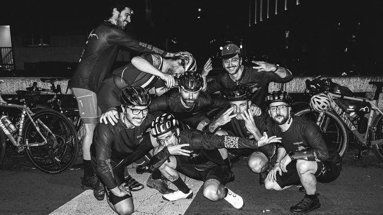 Ciclisti gruppo Wizard Cycling Crew di Milano