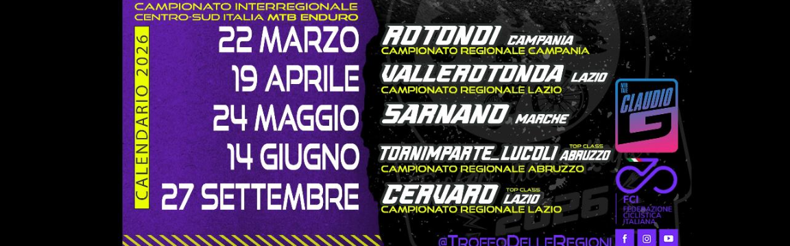 Trofeo Delle Regioni MTB 2026 - Tappa 1 - Rotondi (AV) - Campania Enduro Cup