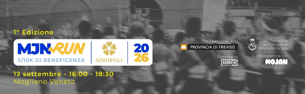 MJN RUN 2026 - 5K/10K di beneficenza - by MJN Community